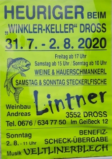 Veltliner Blech - Benefizfrühschoppen - Heuriger Winkler